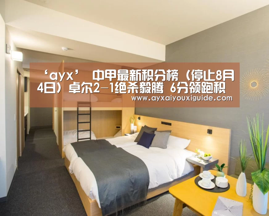 ‘ayx’
中甲最新积分榜（停止8月4日）卓尔2-1绝杀毅腾 6分领跑积分榜(图2)